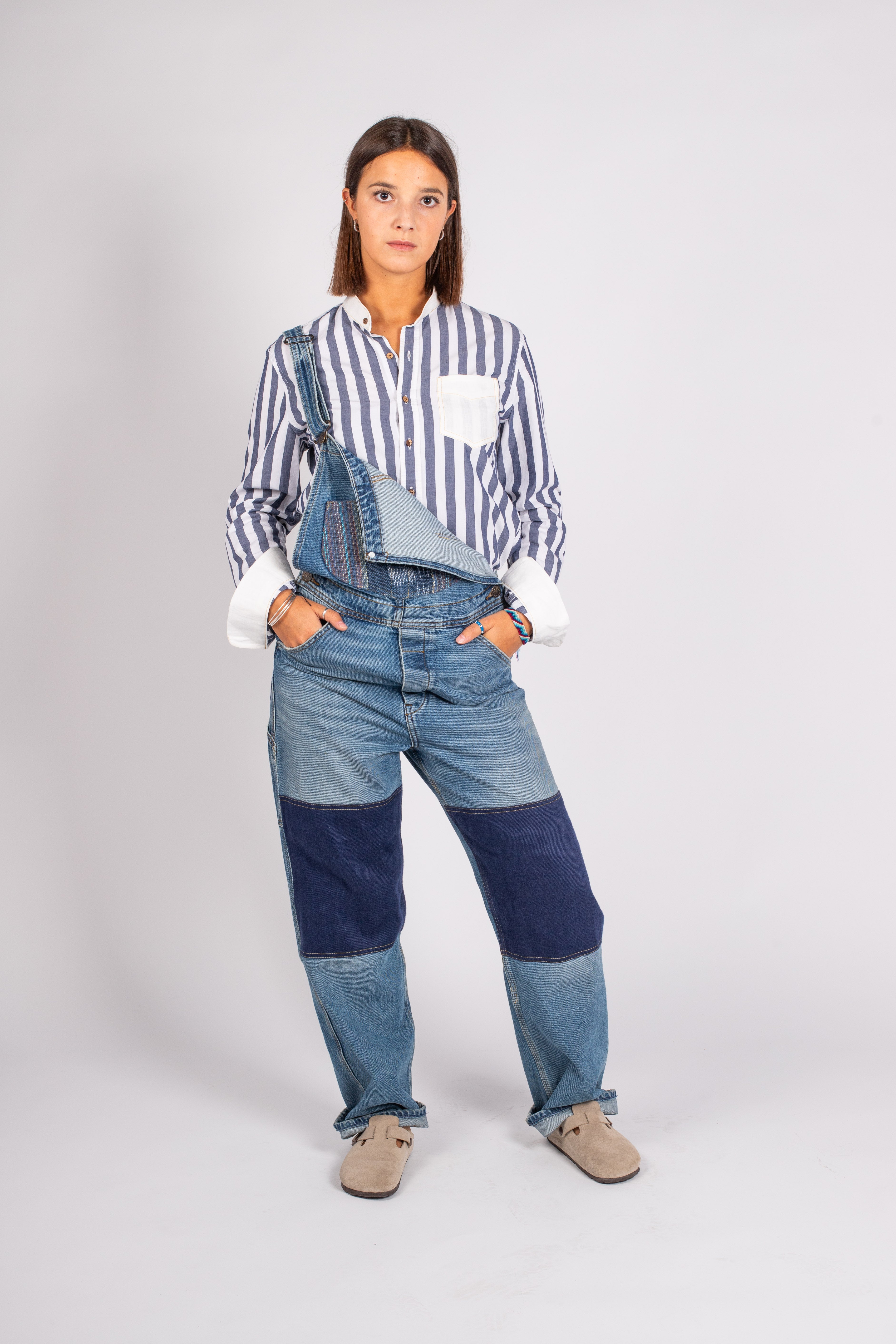 La chemise rayée en chanvre