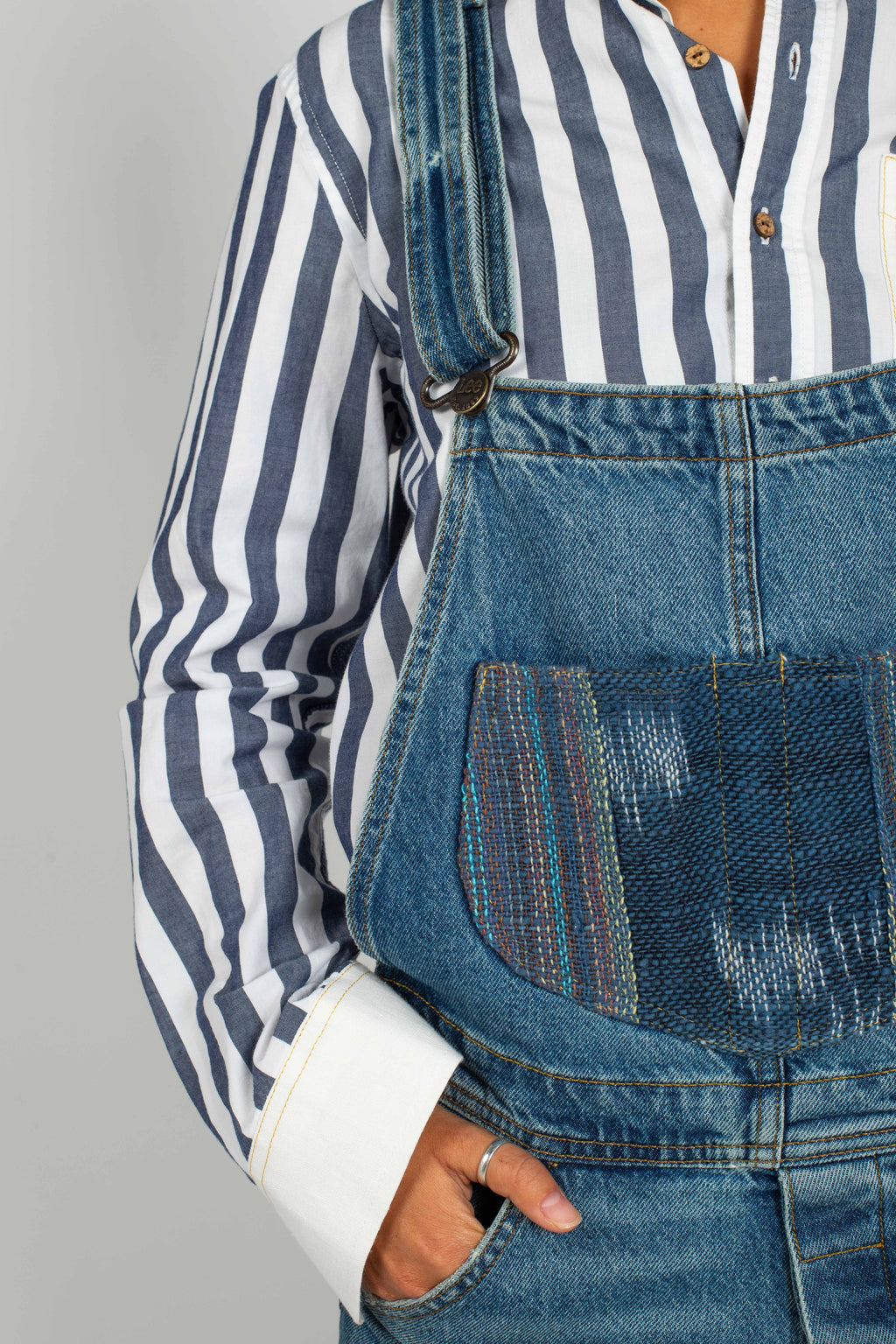 La chemise rayée en chanvre